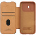 Купить Кожаный чехол-книжка Nillkin Qin Pro Camshield для Apple iPhone 17 (6.3") (Brown) на vchehle.ua