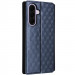 Фото Шкіряний чохол-книжка Rhombus Book на Samsung Galaxy A16 4G/5G (Blue) на vchehle.ua