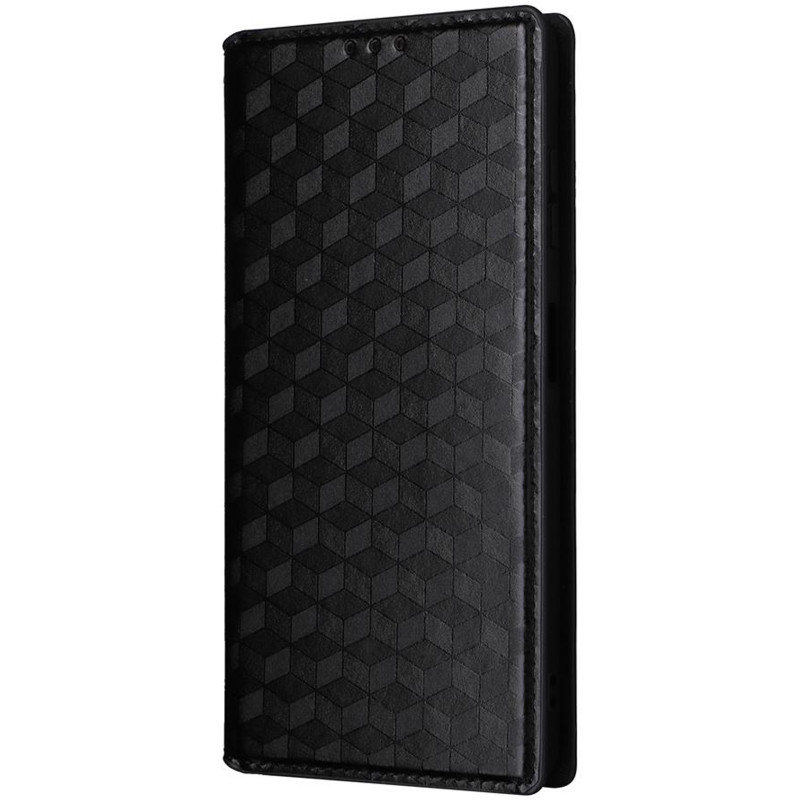 Кожаный чехол-книжка Rhombus Book для Samsung Galaxy A36 5G / A37 5G / A56 5G (Black)