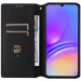 Фото Кожаный чехол-книжка Rhombus Book для Samsung Galaxy A36 5G / A37 5G / A56 5G (Black) в магазине vchehle.ua