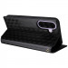 Купить Кожаный чехол-книжка Rhombus Book для Samsung Galaxy A36 5G / A37 5G / A56 5G (Black) на vchehle.ua