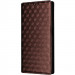 Кожаный чехол-книжка Rhombus Book для Samsung Galaxy A36 5G / A37 5G / A56 5G (Brown)