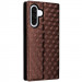 Фото Кожаный чехол-книжка Rhombus Book для Samsung Galaxy A36 5G / A37 5G / A56 5G (Brown) на vchehle.ua