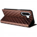 Кожаный чехол-книжка Rhombus Book для Samsung Galaxy A36 5G / A37 5G / A56 5G (Brown) в магазине vchehle.ua