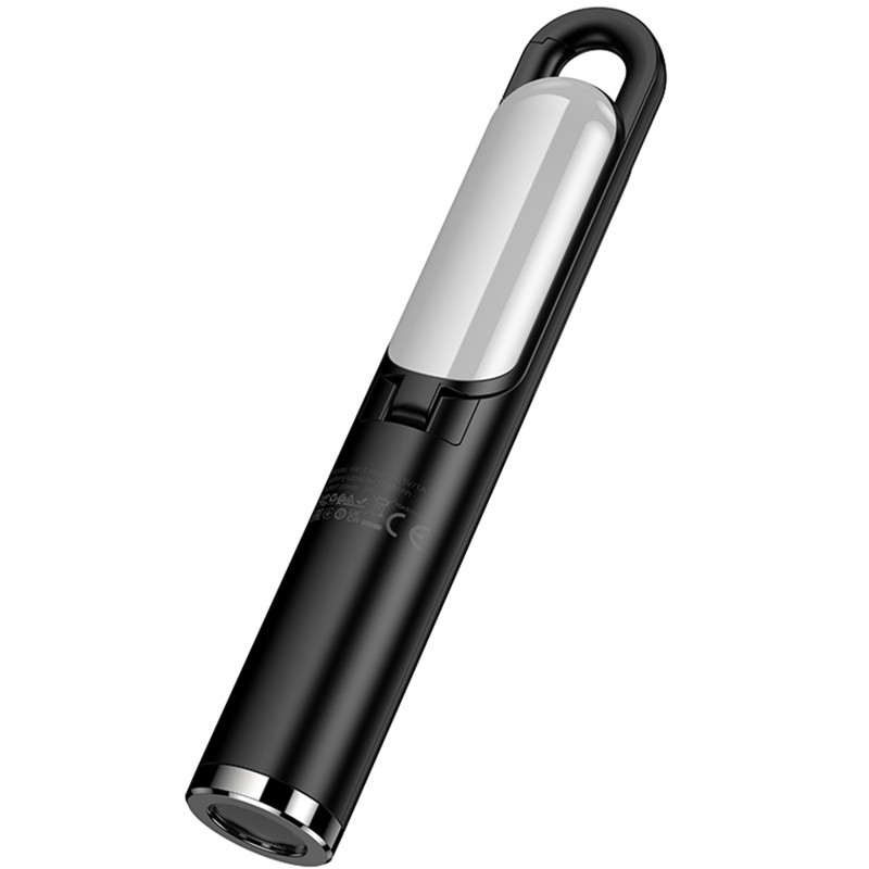 Фото Лампа кемпінгова Hoco HX13 Flashing&Lighting (1200 mAh) (Black) в маназині vchehle.ua