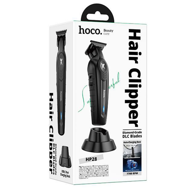 Фото Машинка для стрижки волосся Hoco HP28 Engraving clipper (Black) в маназині vchehle.ua