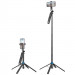 Фото Монопод для селфі Hoco K22 Anti-shake з триногами + знімний BT пульт (Black) на vchehle.ua