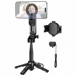 Монопод для селфі Hoco K27 Pro Magnetic Clamp 2in1