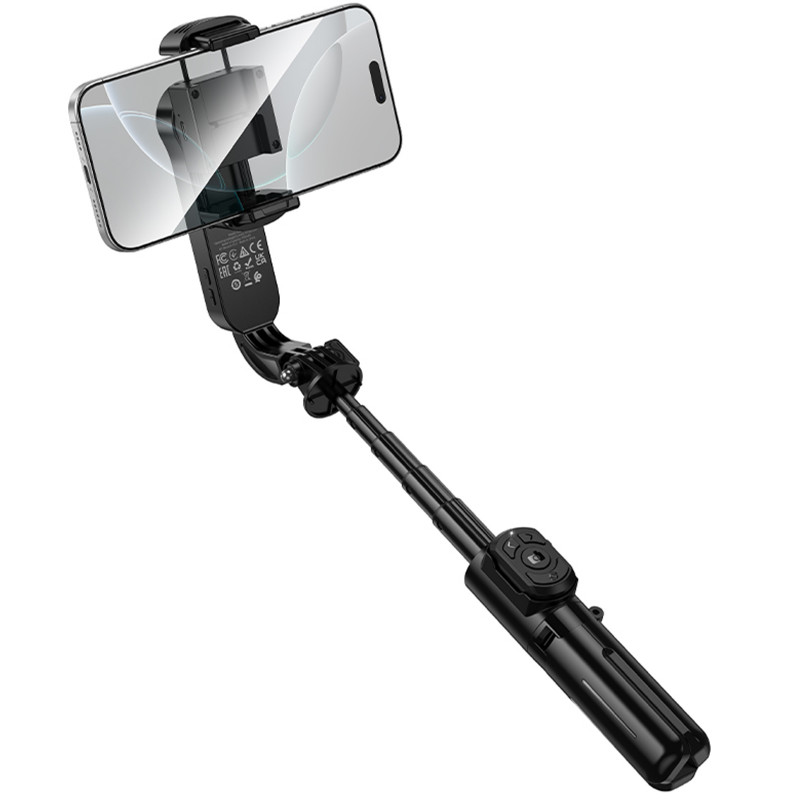 Замовити Монопод для селфі Hoco K90 Support axis smart+light (Black) на vchehle.ua