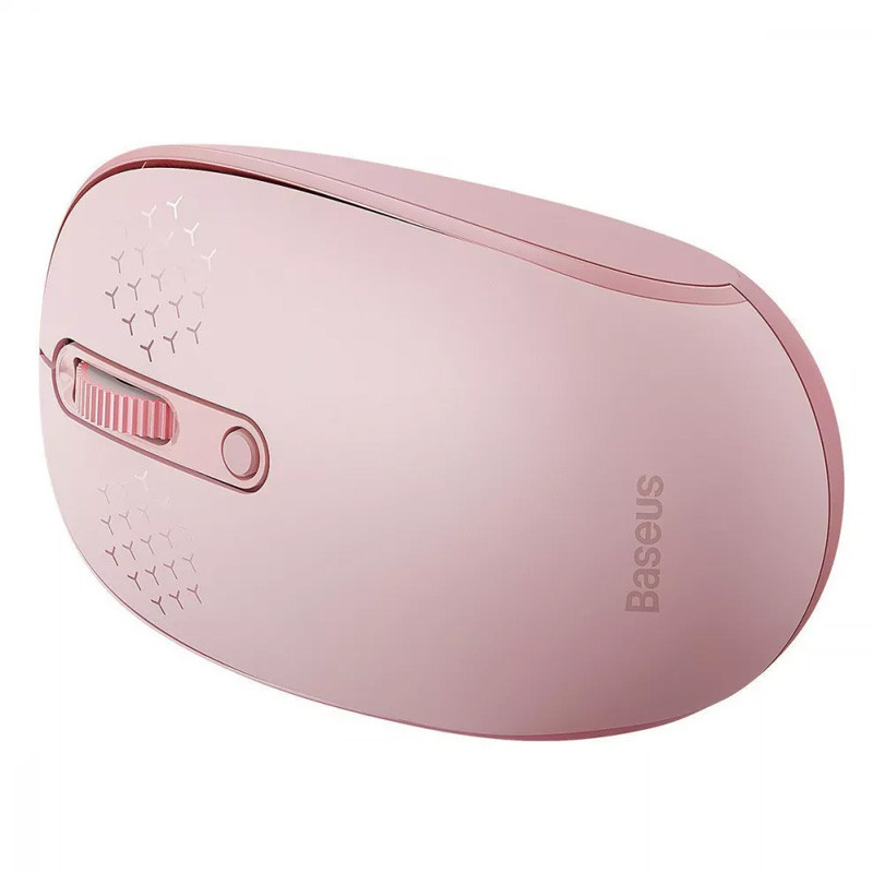 Купить Мышь беспроводная Baseus F01B Tri-Mode Bluetooth + 2.4G (B01055503833) (Pink) на vchehle.ua