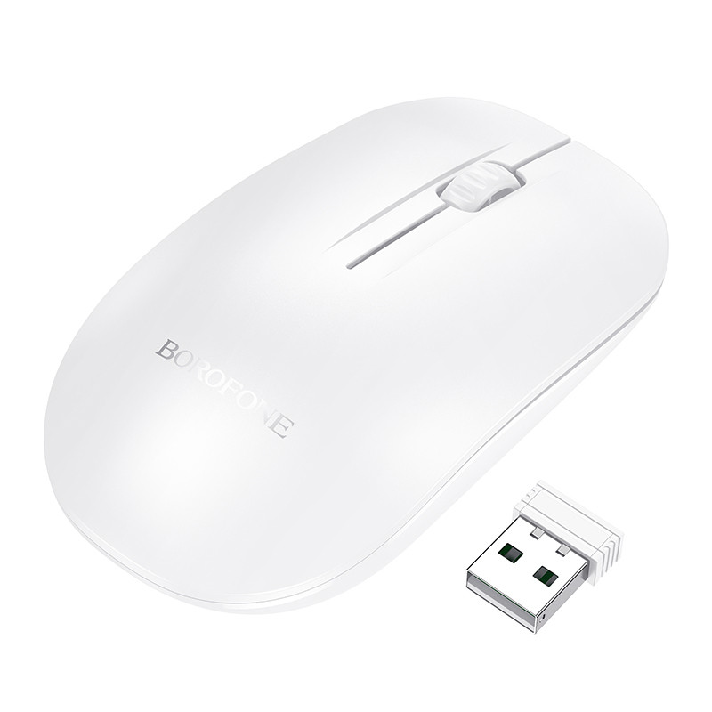 Фото Миша бездротова Borofone BG14 Planet 2.4G (White) на vchehle.ua