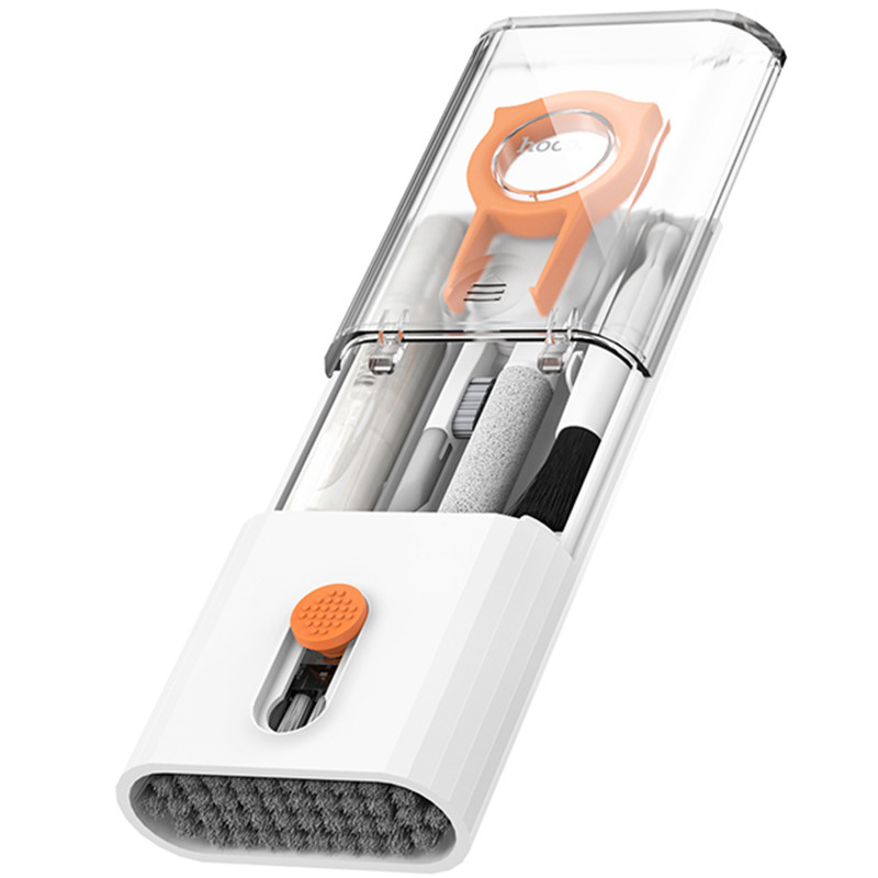 Набор для очистки гаджетов Hoco UT2 Mr. Gadget 10in1 (White) в магазине vchehle.ua