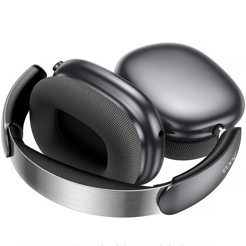 Купити Накладні бездротові навушники Hoco ESD23 Lasting ANC with display (Black) на vchehle.ua