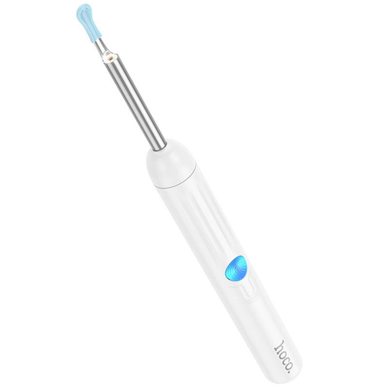 Фото Отоскоп для чищення вух із камерою Hoco HP65 Ears cleaning (White) в маназині vchehle.ua