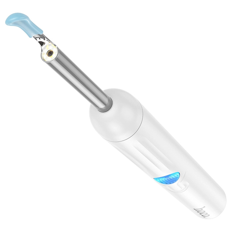 Купити Отоскоп для чищення вух із камерою Hoco HP65 Ears cleaning (White) на vchehle.ua