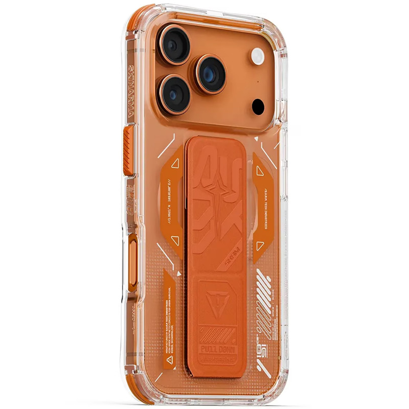 Фото PC чехол Skinarma Helio with MagCharge для Apple iPhone 17 Pro (6.3") (Orange) в магазине vchehle.ua