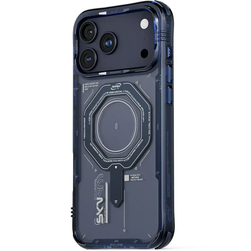 Фото PC чехол Skinarma Magma with MagCharge для Apple iPhone 17 Pro (6.3") (Blue) в магазине vchehle.ua