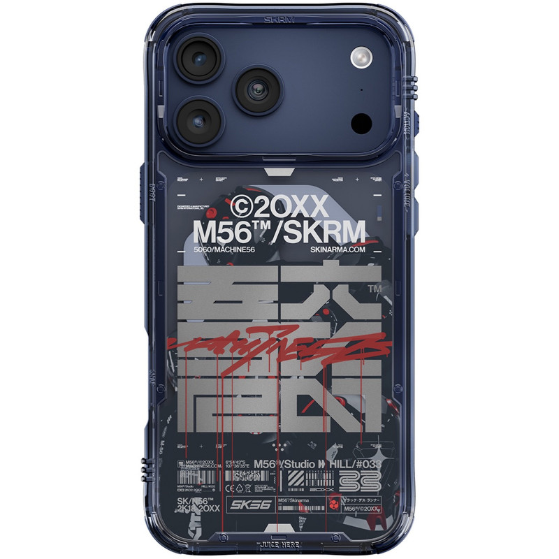 PC чехол Skinarma SKRM X M56 with MagCharge для Apple iPhone 17 Pro Max (6.9") (Blue)