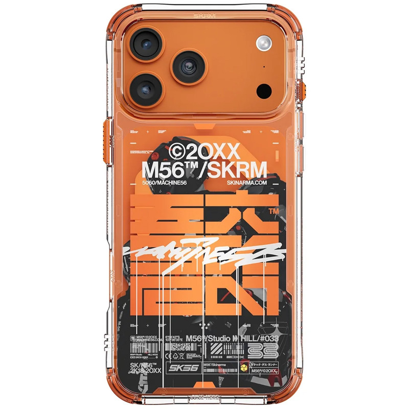 PC чехол Skinarma SKRM X M56 with MagCharge для Apple iPhone 17 Pro Max (6.9") (Orange)
