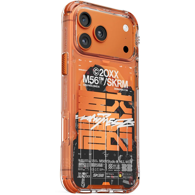 Фото PC чехол Skinarma SKRM X M56 with MagCharge для Apple iPhone 17 Pro Max (6.9") (Orange) на vchehle.ua