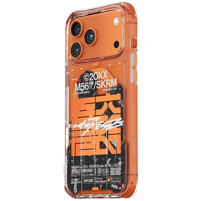 Фото PC чехол Skinarma SKRM X M56 with MagCharge для Apple iPhone 17 Pro Max (6.9") (Orange) в магазине vchehle.ua