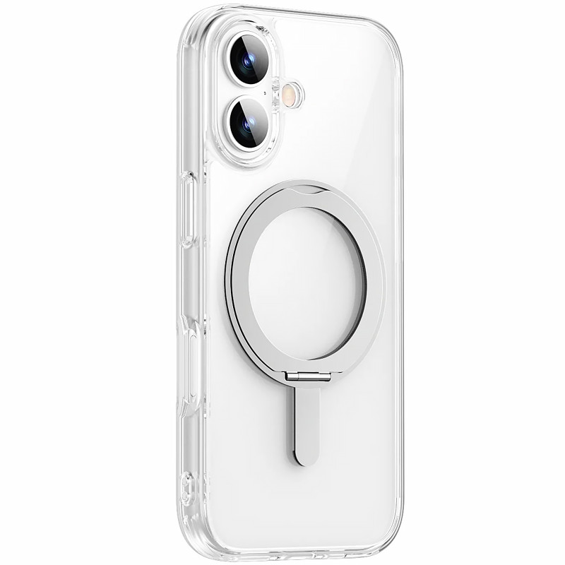 Фото PC чехол WiWU iShield Ultra series with ring для Apple iPhone 17 (6.3") (Transparent) на vchehle.ua