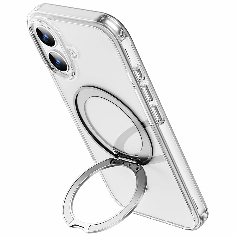 Фото PC чехол WiWU iShield Ultra series with ring для Apple iPhone 17 (6.3") (Transparent) в магазине vchehle.ua