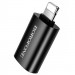 Перехідник Borofone BV26 Lightning Male to USB Female USB2.0 (Black) в магазині vchehle.ua