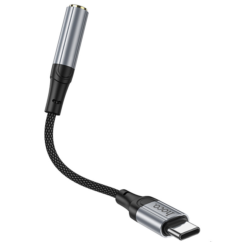 Фото Переходник Hoco LS36 Fresh Type-C to 3,5 AUX (Black) в магазине vchehle.ua