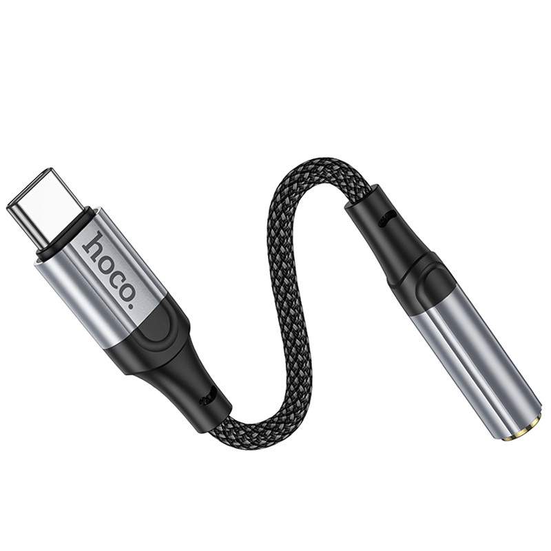 Заказать Переходник Hoco LS36 Fresh Type-C to 3,5 AUX (Black) на vchehle.ua