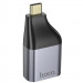 Переходник Hoco UA35 Type-C to RJ45 100 Mbs (Metal grey) в магазине vchehle.ua