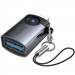 Заказать Переходник Hoco UA46 Lightning Male to USB Female USB2.0 (Metal gray) на vchehle.ua