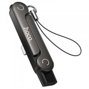 Перехідник Hoco UA47 Lightning male to Type-C female adapter