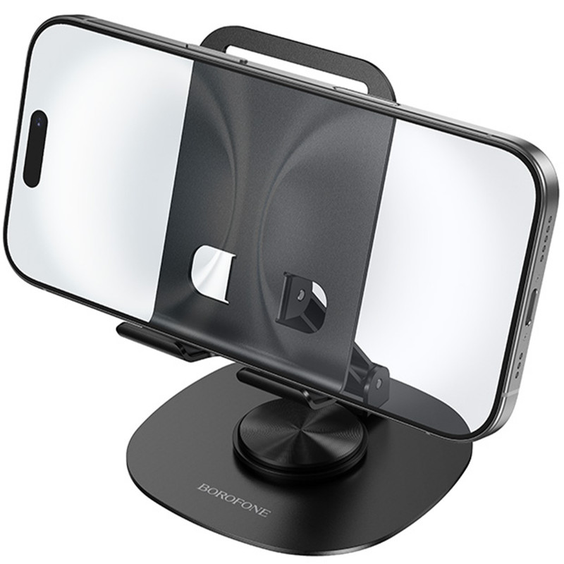 Купить Подставка для телефона Borofone BH138 Fit metal (Black) на vchehle.ua