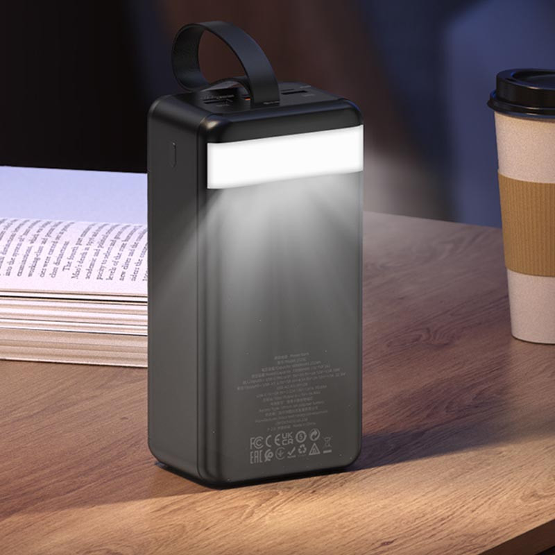Power Bank Hoco 60000 mAh J123C Element 22.5W+PD20W (Black) в магазине vchehle.ua