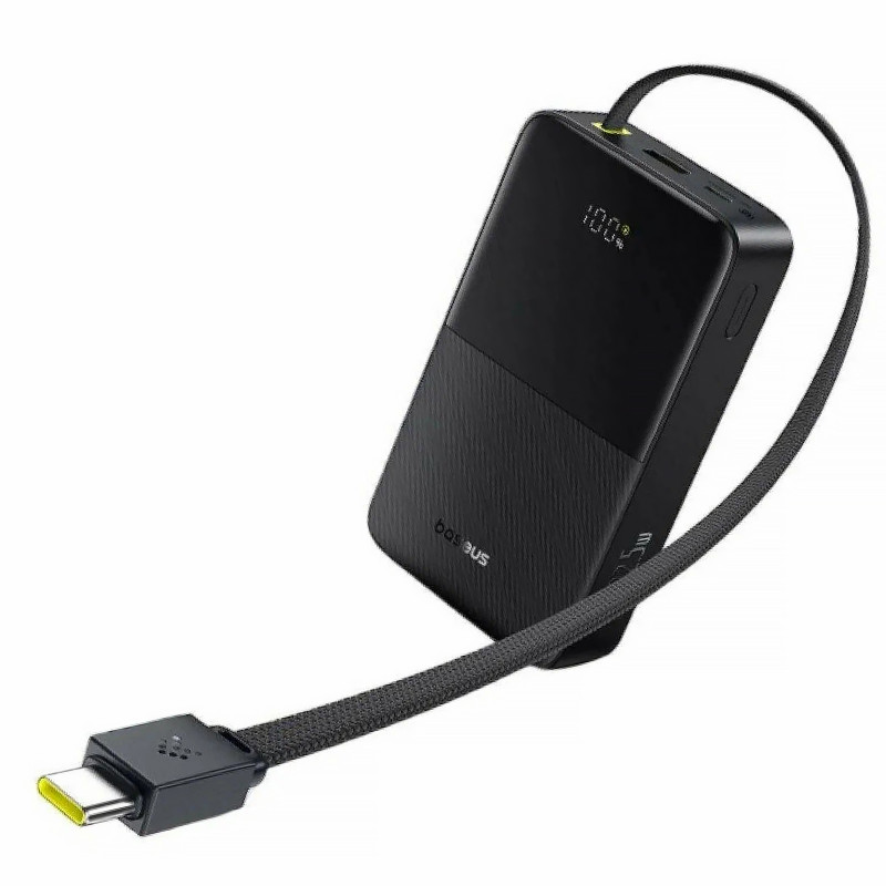 Фото Power Bank Baseus 20000 mAh EnerFill FC51 Bipow2 Pro 22.5W  (E00277) (Black) на vchehle.ua