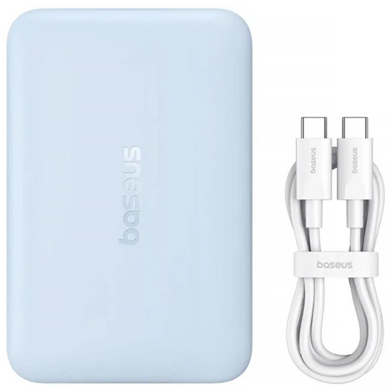 Купить Power Bank Baseus 10000mAh EnerFill FM11 Ultra-Mini 22.5W с БЗУ (PPFM11-1022) (Galaxy Blue) на vchehle.ua