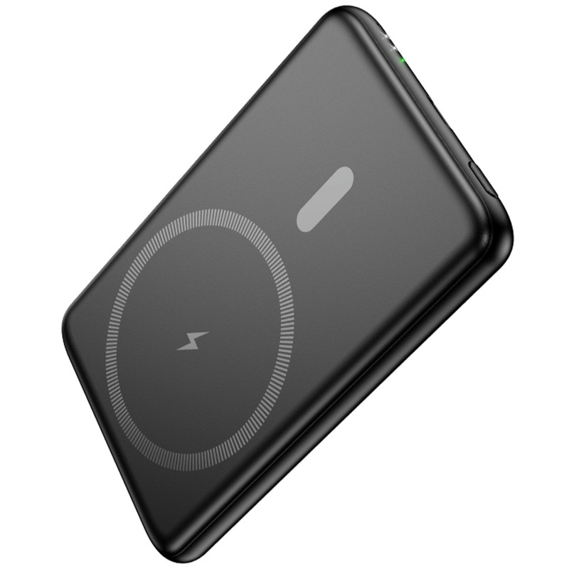 Фото Power Bank Hoco 5000 mAh J140A Tony ultra-thin PD20W с БЗУ (Black) на vchehle.ua