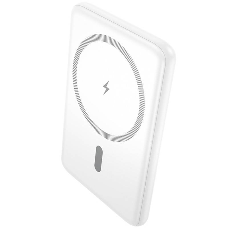 Фото Power Bank Hoco 5000 mAh J140A Tony ultra-thin PD20W с БЗУ (White) на vchehle.ua
