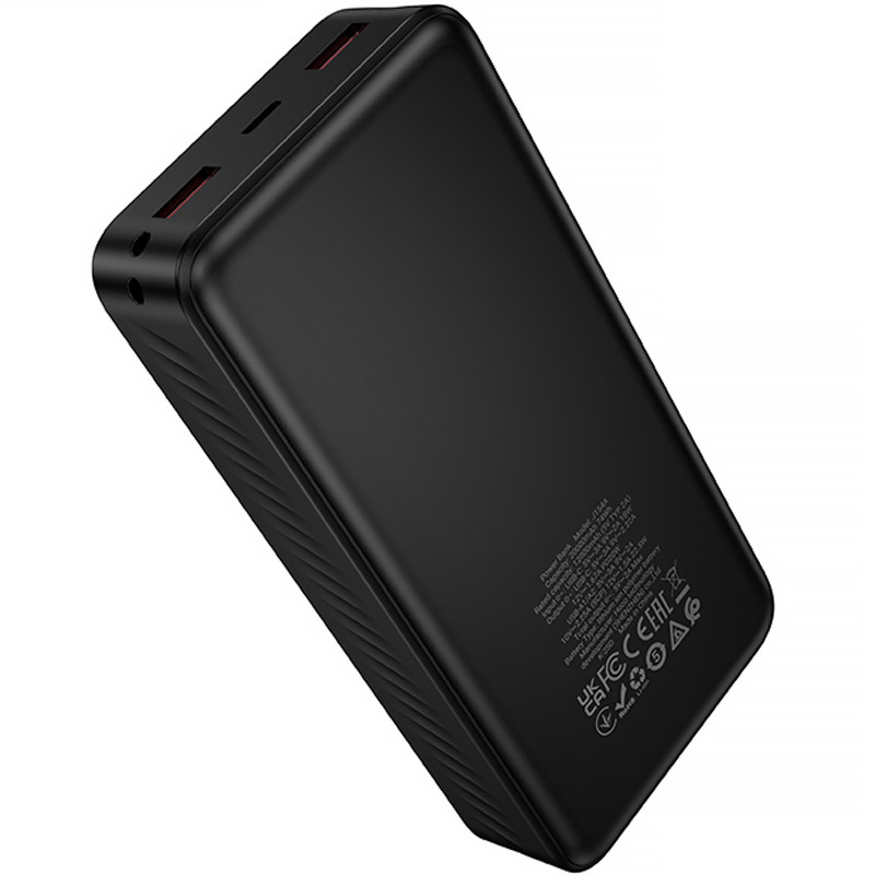 Фото Power Bank Hoco 20000 mAh J154A Victorious 22.5W+PD20W (Black) на vchehle.ua