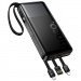 Фото Power Bank Hoco 10000 mAh J156 Founder 22.5W+PD20W with 4 cables (Black) в магазине vchehle.ua