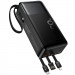 Power Bank Hoco 30000 mAh J156B Founder 22.5W+PD20W with four cables (Black) в магазине vchehle.ua