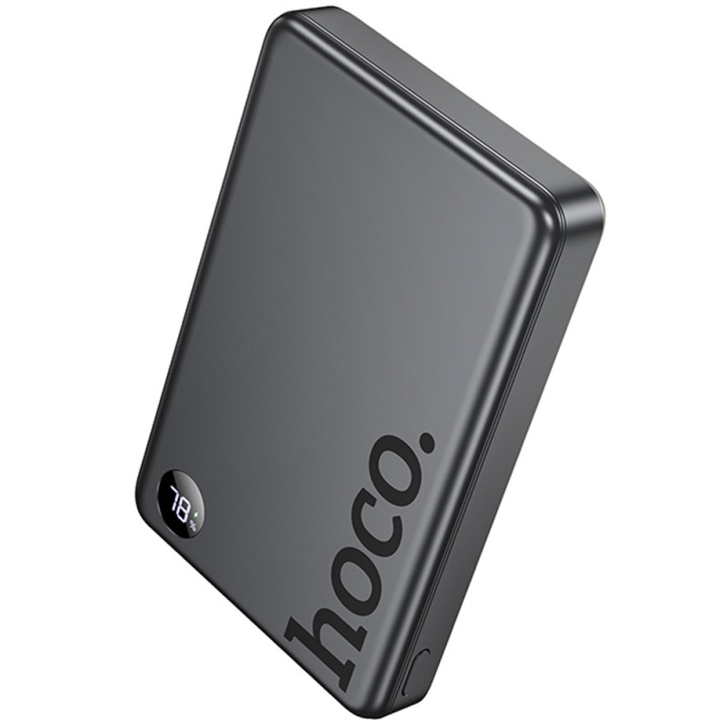 Фото Power Bank Hoco 10000 mAh Q34 Clever PD20W з БЗП (Metal gray) на vchehle.ua