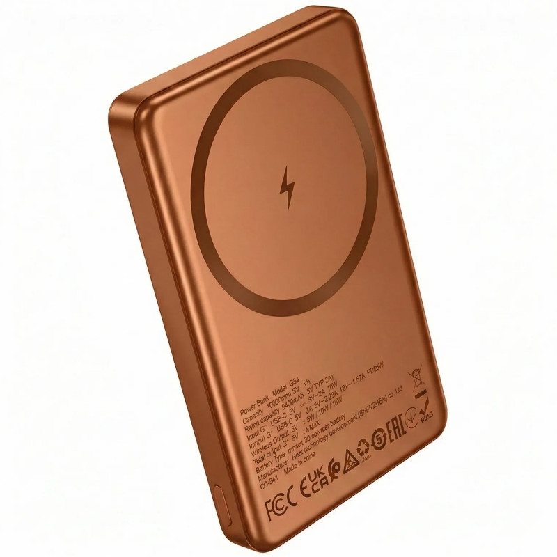 Фото Power Bank Hoco 10000 mAh Q34 Clever PD20W з БЗП (Orange) на vchehle.ua