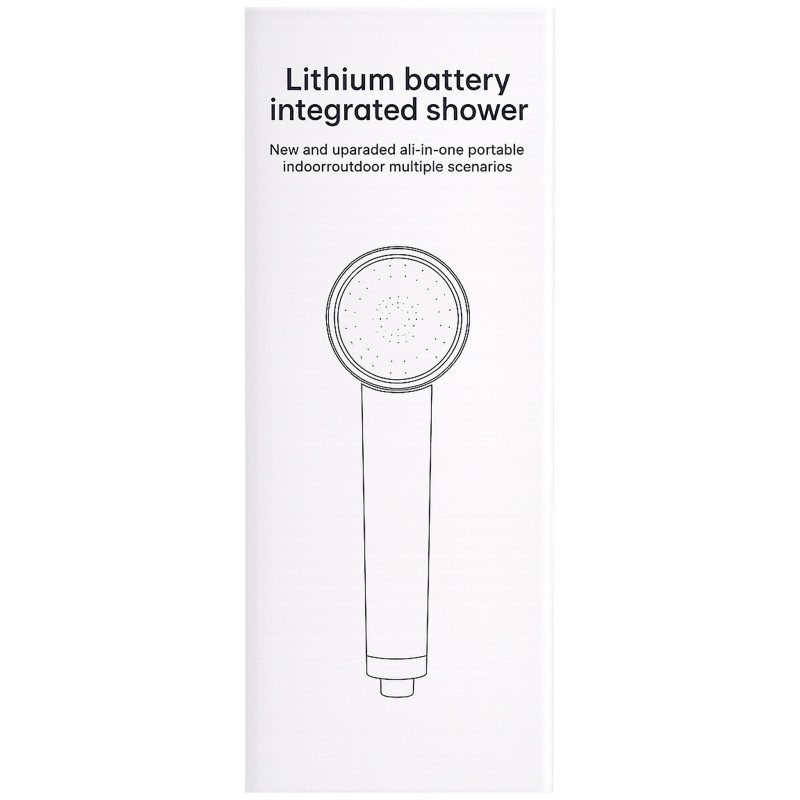 Заказать Портативный душ BL01-901 Water Temp and Battery Level Indicator 2000mAh (USB-C) (White) на vchehle.ua