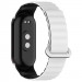 Фото Ремешок Dual-color Magnetic для Xiaomi Mi Band 9/8/10 (White / Black) на vchehle.ua