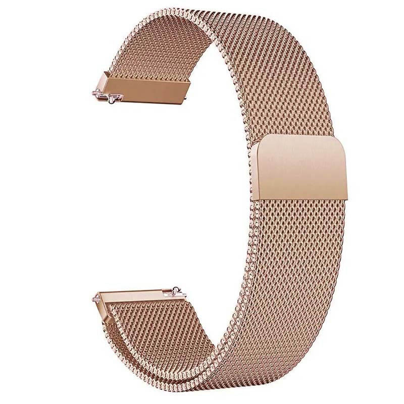 Ремешок Milanese Loop для Smart Watch 20mm (Rose Gold)