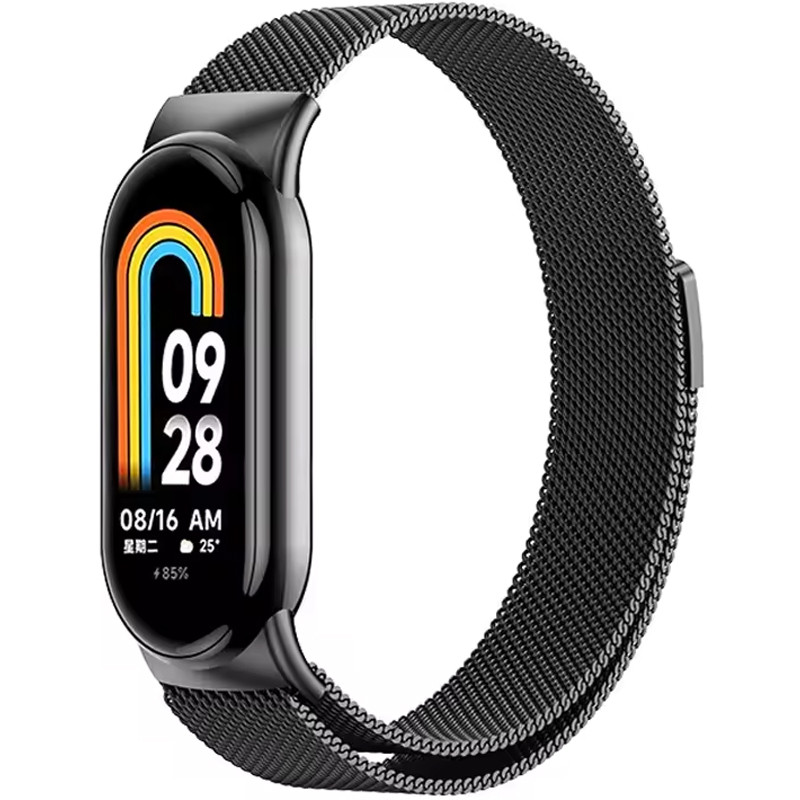Ремешок Milanese Loop New Design для Xiaomi Mi Band 8/9/10 (Black)