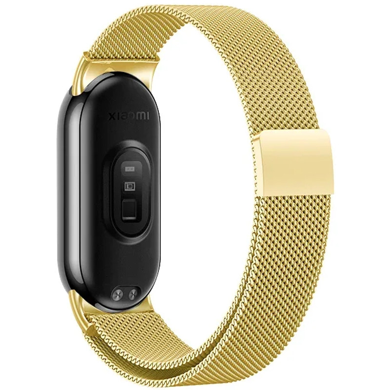 Фото Ремешок Milanese Loop New Design для Xiaomi Mi Band 8/9/10 (Gold) в магазине vchehle.ua