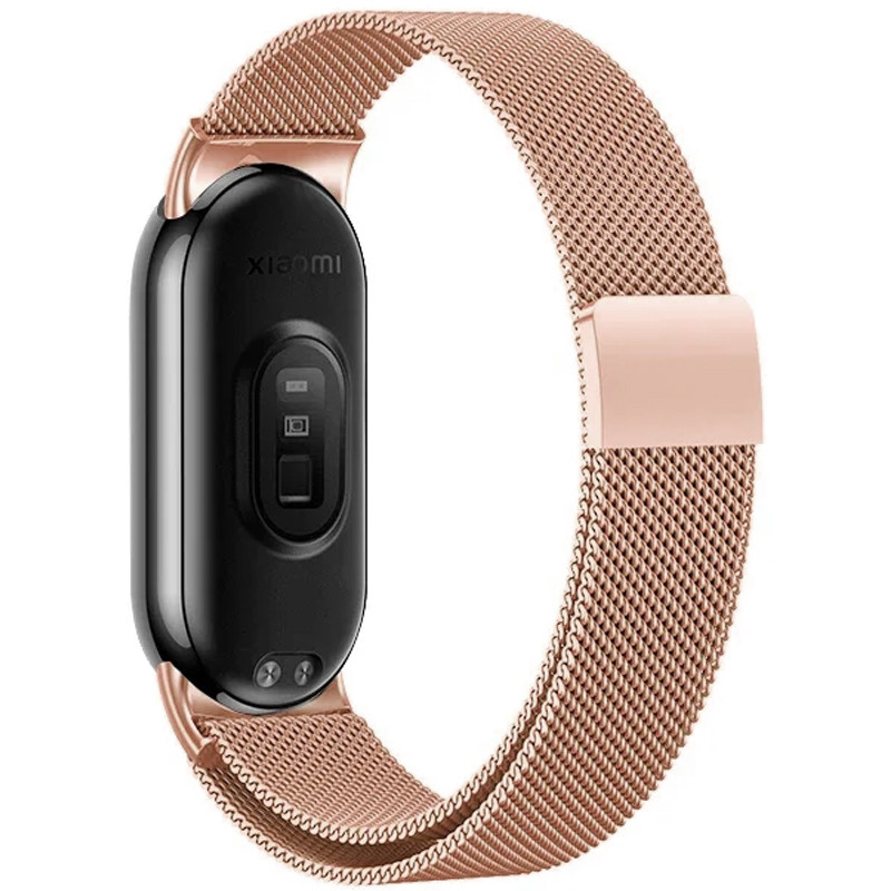 Фото Ремешок Milanese Loop New Design для Xiaomi Mi Band 8/9/10 (Rose Pink) в магазине vchehle.ua